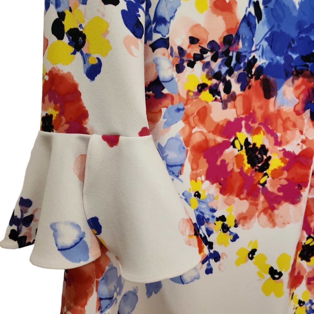Tahari Floral print Dress size 6 - Picture 2 of 8